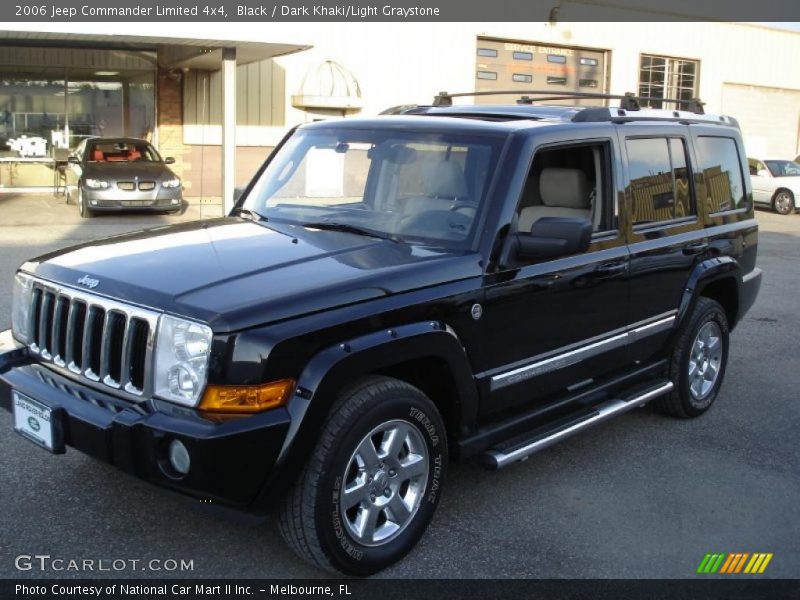 Black / Dark Khaki/Light Graystone 2006 Jeep Commander Limited 4x4