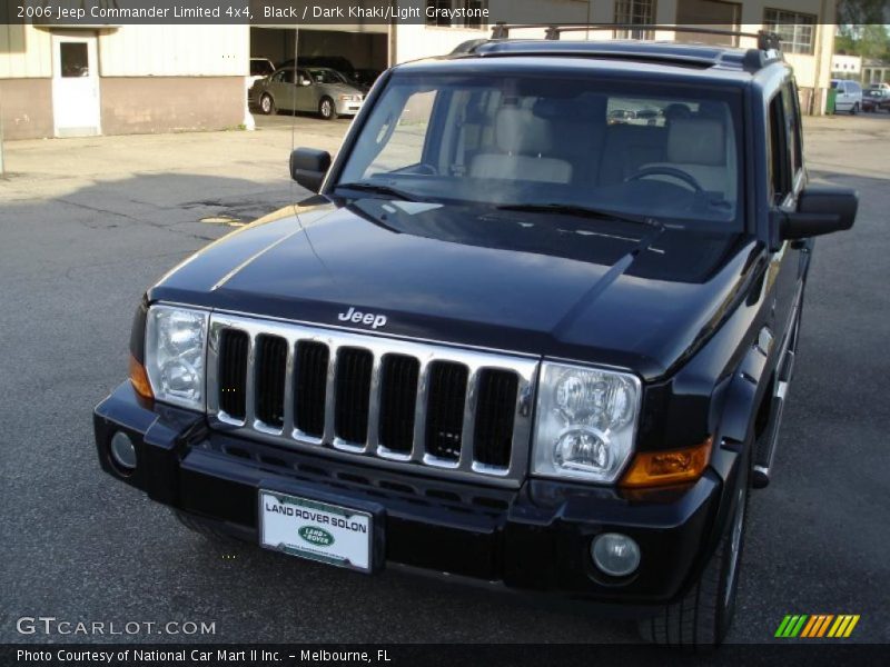 Black / Dark Khaki/Light Graystone 2006 Jeep Commander Limited 4x4