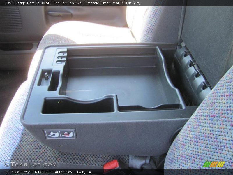 Emerald Green Pearl / Mist Gray 1999 Dodge Ram 1500 SLT Regular Cab 4x4