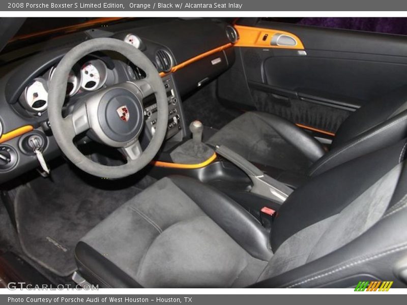 Orange / Black w/ Alcantara Seat Inlay 2008 Porsche Boxster S Limited Edition