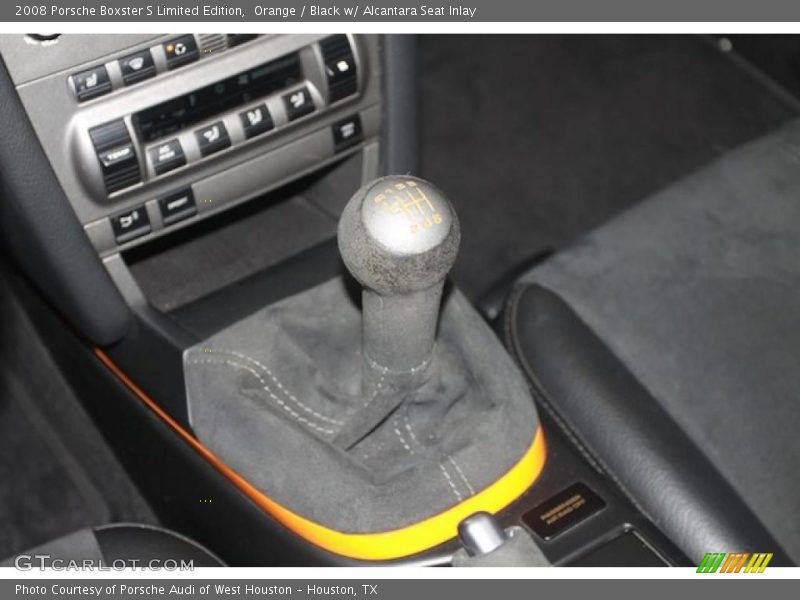 Orange / Black w/ Alcantara Seat Inlay 2008 Porsche Boxster S Limited Edition