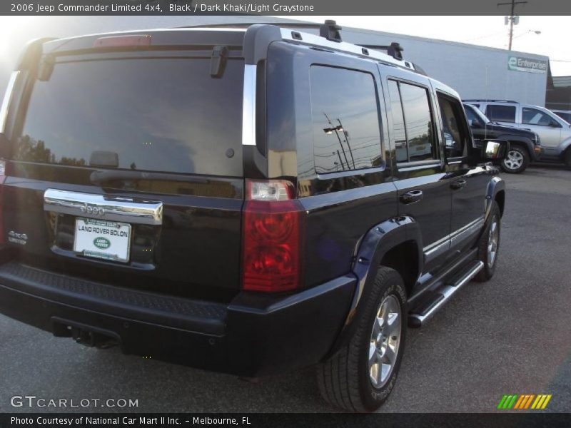 Black / Dark Khaki/Light Graystone 2006 Jeep Commander Limited 4x4