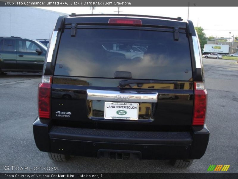 Black / Dark Khaki/Light Graystone 2006 Jeep Commander Limited 4x4
