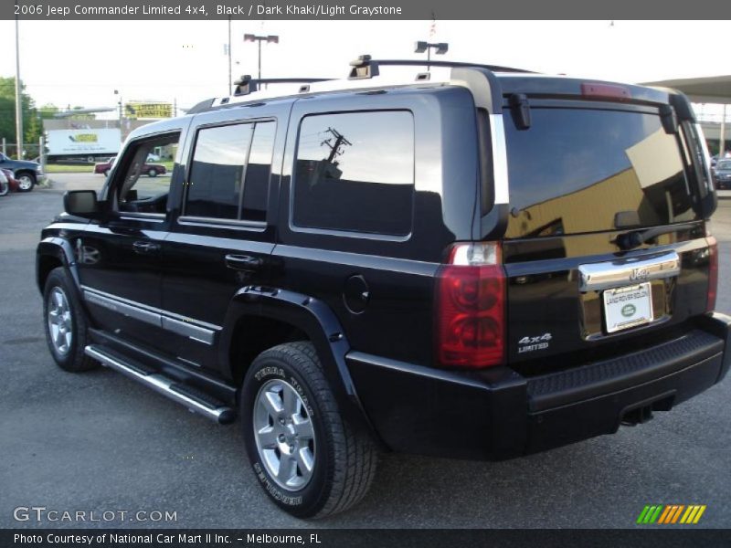 Black / Dark Khaki/Light Graystone 2006 Jeep Commander Limited 4x4