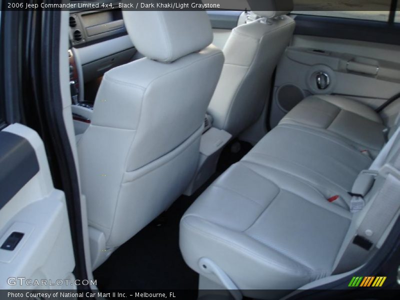 Black / Dark Khaki/Light Graystone 2006 Jeep Commander Limited 4x4