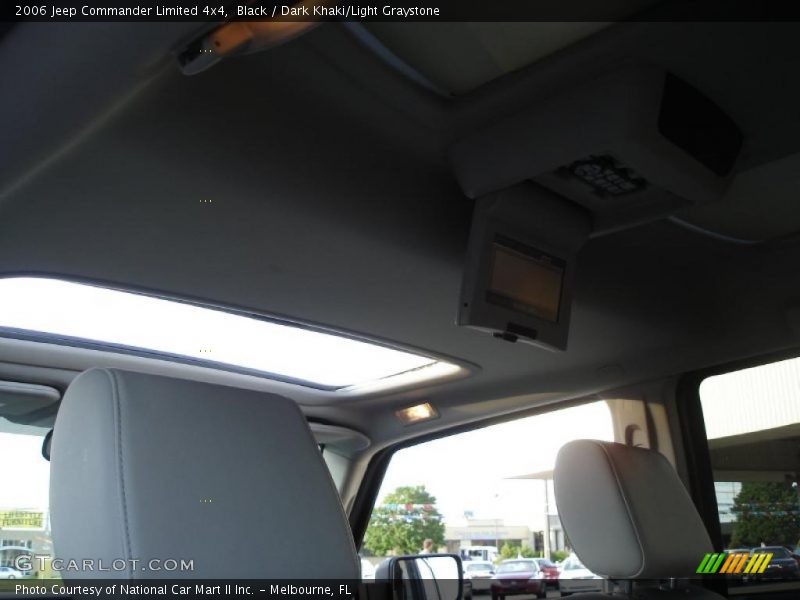 Black / Dark Khaki/Light Graystone 2006 Jeep Commander Limited 4x4