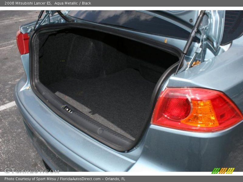 Aqua Metallic / Black 2008 Mitsubishi Lancer ES