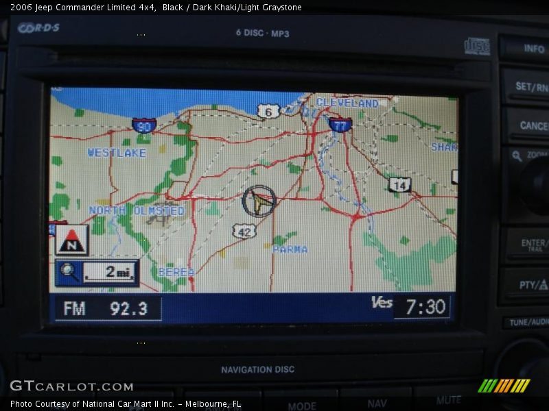 Black / Dark Khaki/Light Graystone 2006 Jeep Commander Limited 4x4