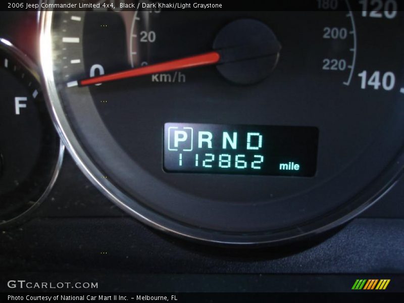 Black / Dark Khaki/Light Graystone 2006 Jeep Commander Limited 4x4