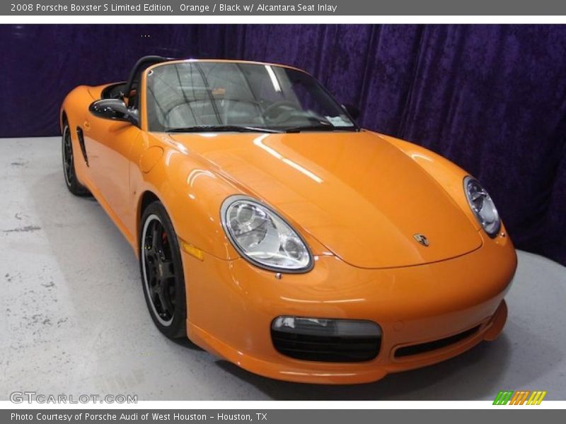 Orange / Black w/ Alcantara Seat Inlay 2008 Porsche Boxster S Limited Edition