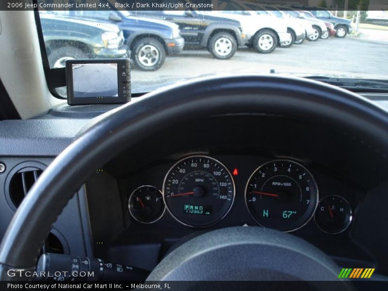Black / Dark Khaki/Light Graystone 2006 Jeep Commander Limited 4x4