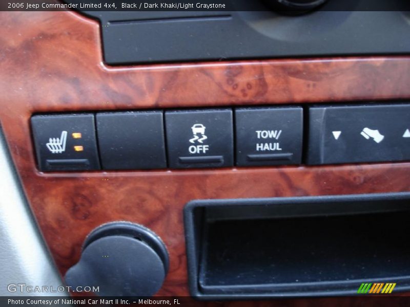Black / Dark Khaki/Light Graystone 2006 Jeep Commander Limited 4x4