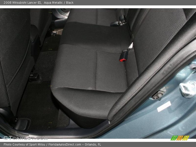 Aqua Metallic / Black 2008 Mitsubishi Lancer ES