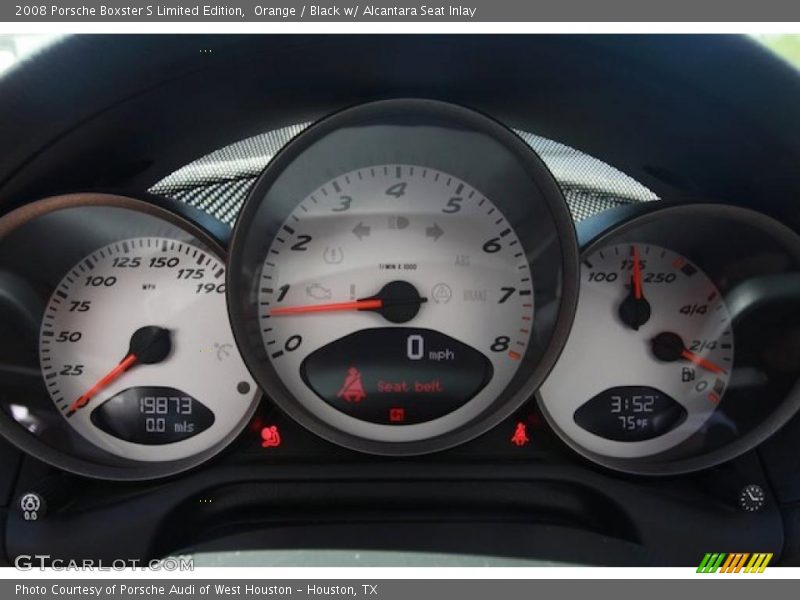 Orange / Black w/ Alcantara Seat Inlay 2008 Porsche Boxster S Limited Edition
