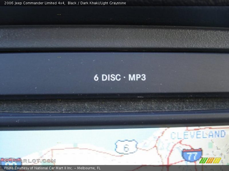 Black / Dark Khaki/Light Graystone 2006 Jeep Commander Limited 4x4