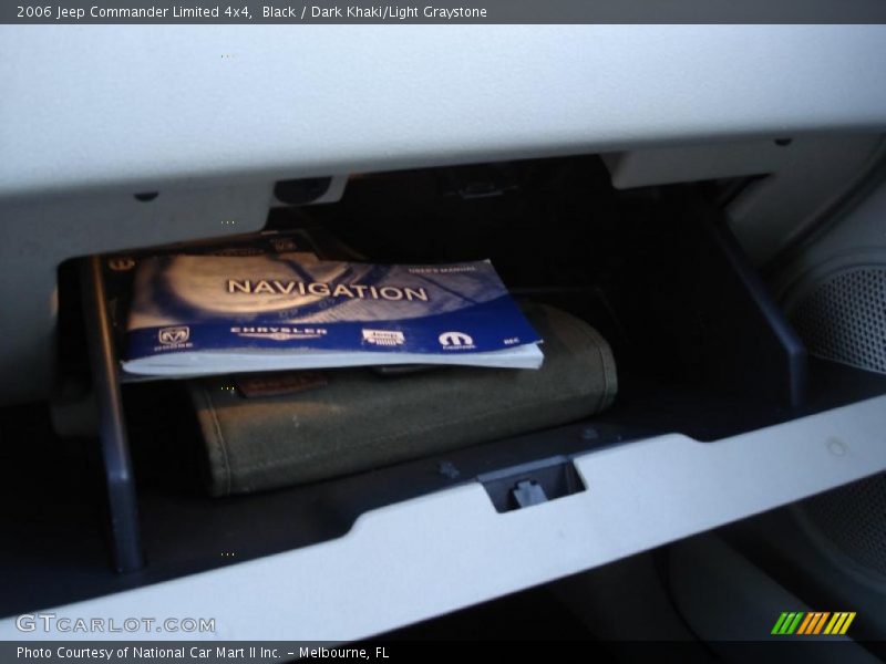 Black / Dark Khaki/Light Graystone 2006 Jeep Commander Limited 4x4