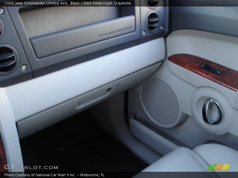 Black / Dark Khaki/Light Graystone 2006 Jeep Commander Limited 4x4