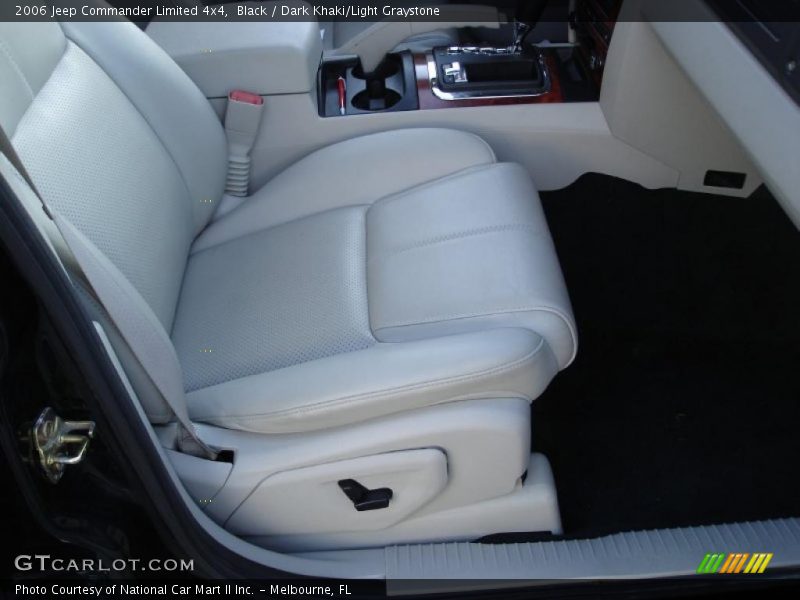 Black / Dark Khaki/Light Graystone 2006 Jeep Commander Limited 4x4