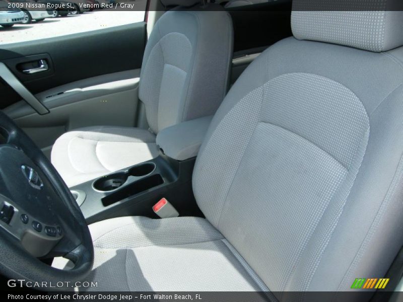 Venom Red / Gray 2009 Nissan Rogue SL