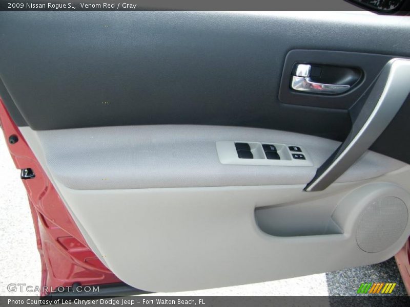 Venom Red / Gray 2009 Nissan Rogue SL