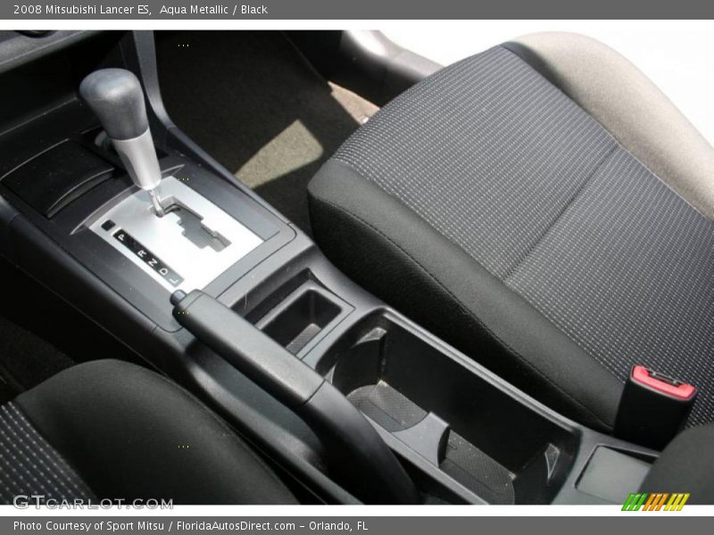 Aqua Metallic / Black 2008 Mitsubishi Lancer ES