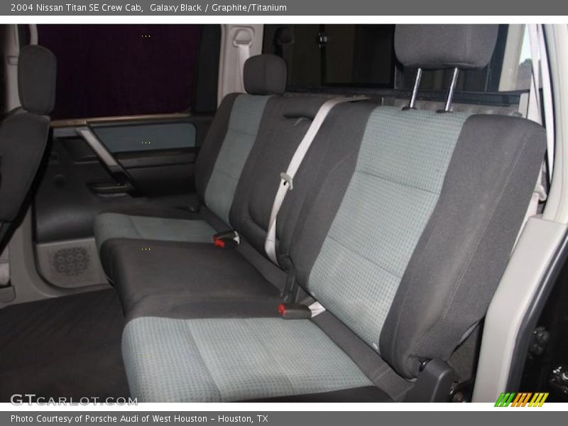 Galaxy Black / Graphite/Titanium 2004 Nissan Titan SE Crew Cab