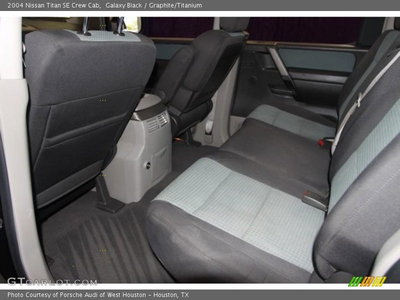 Galaxy Black / Graphite/Titanium 2004 Nissan Titan SE Crew Cab