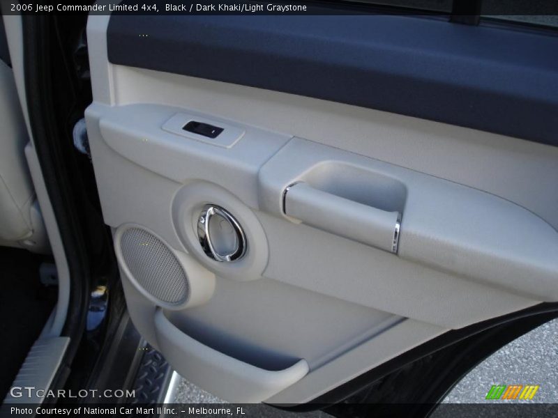Black / Dark Khaki/Light Graystone 2006 Jeep Commander Limited 4x4