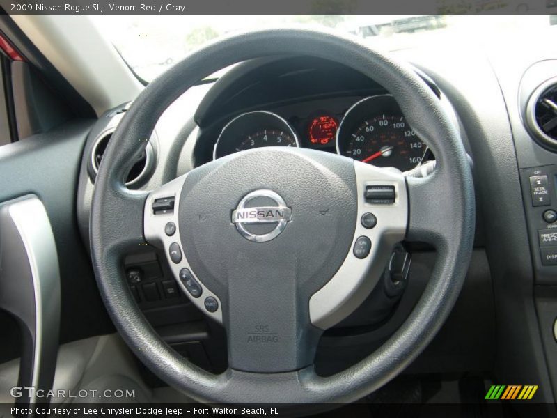 Venom Red / Gray 2009 Nissan Rogue SL