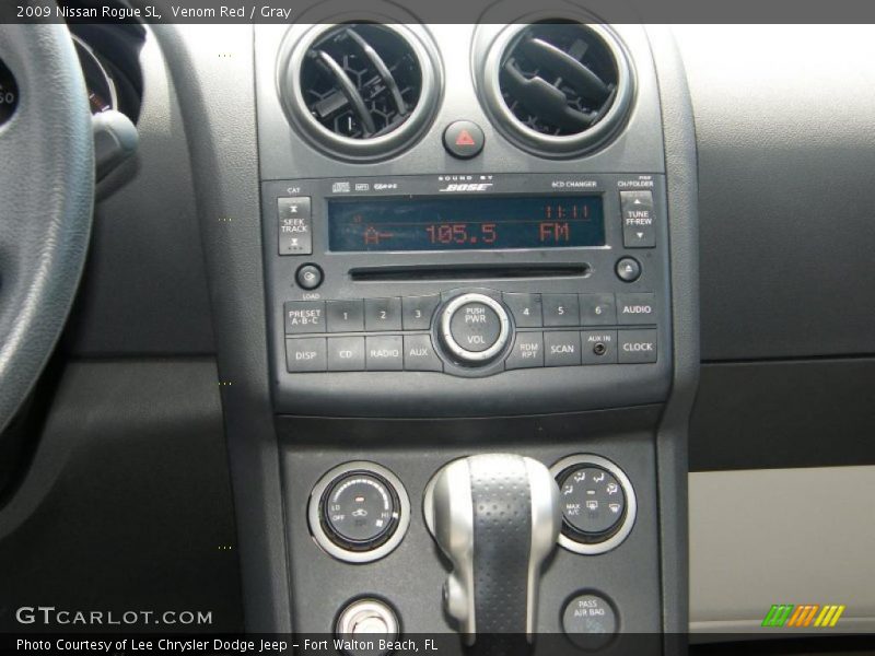 Venom Red / Gray 2009 Nissan Rogue SL