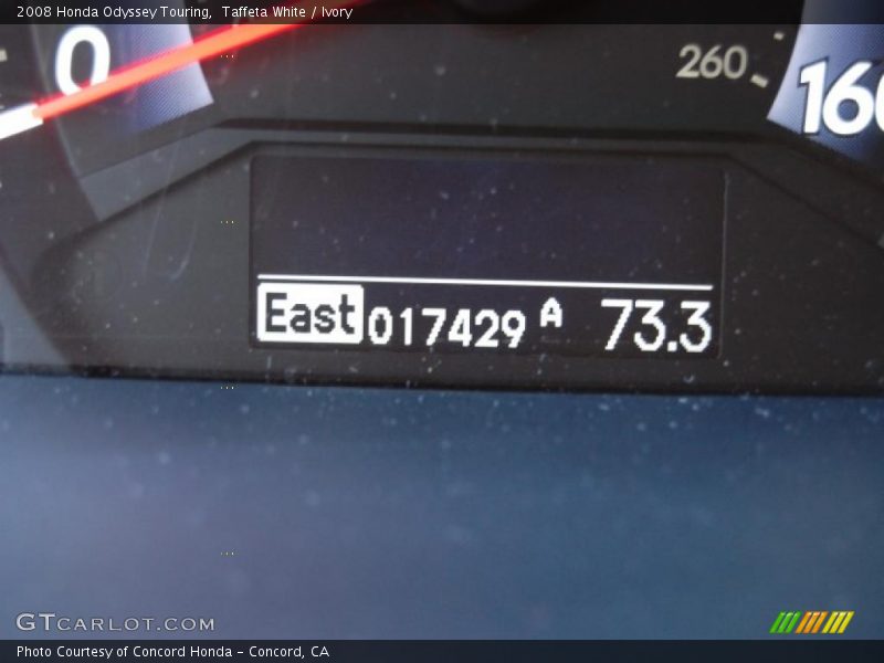 Taffeta White / Ivory 2008 Honda Odyssey Touring