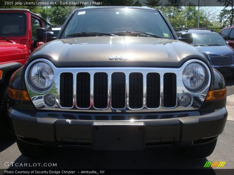 Dark Khaki Pearl / Khaki 2005 Jeep Liberty Limited 4x4