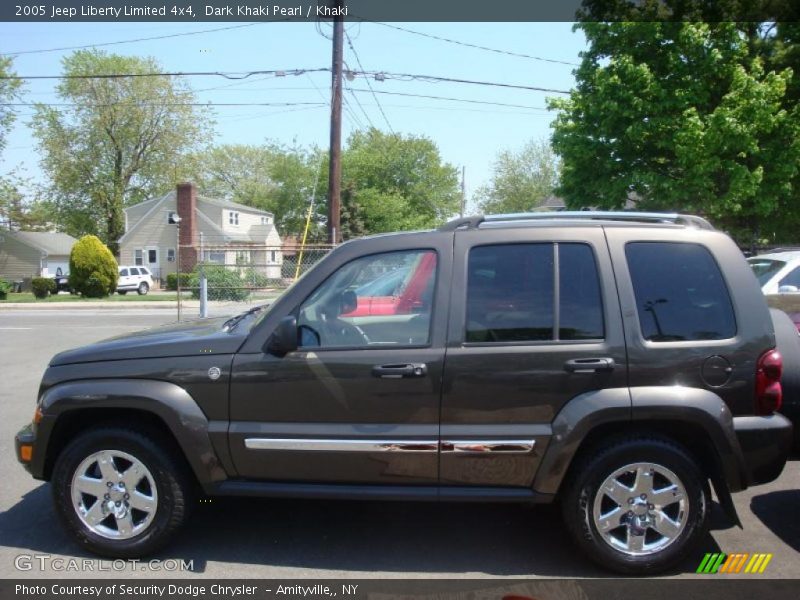 Dark Khaki Pearl / Khaki 2005 Jeep Liberty Limited 4x4