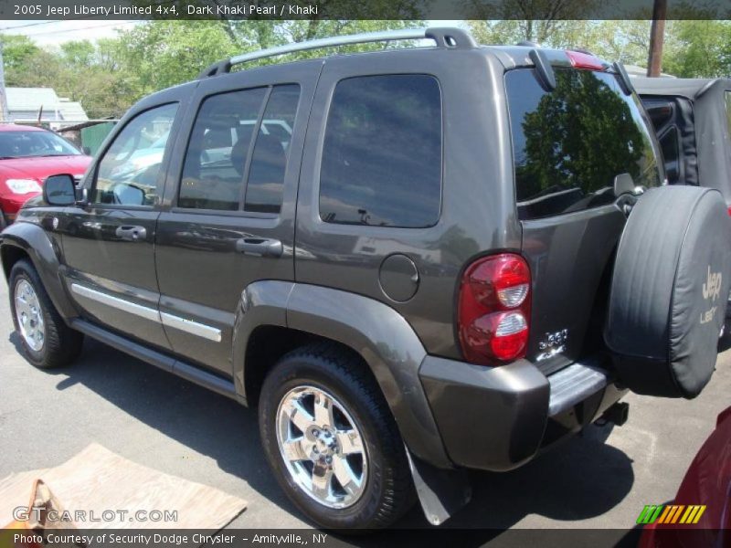 Dark Khaki Pearl / Khaki 2005 Jeep Liberty Limited 4x4