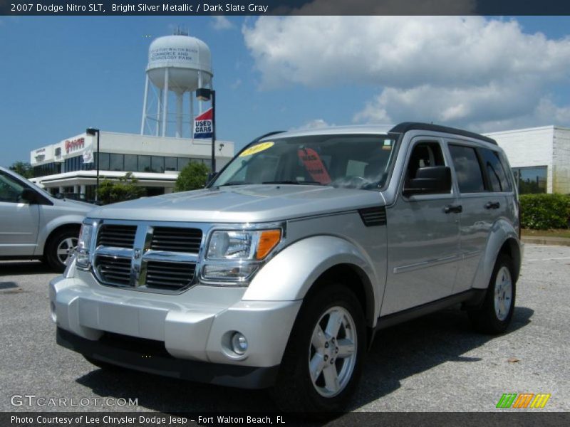 Bright Silver Metallic / Dark Slate Gray 2007 Dodge Nitro SLT