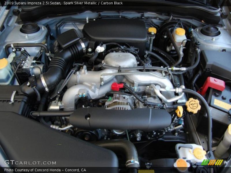 Spark Silver Metallic / Carbon Black 2009 Subaru Impreza 2.5i Sedan