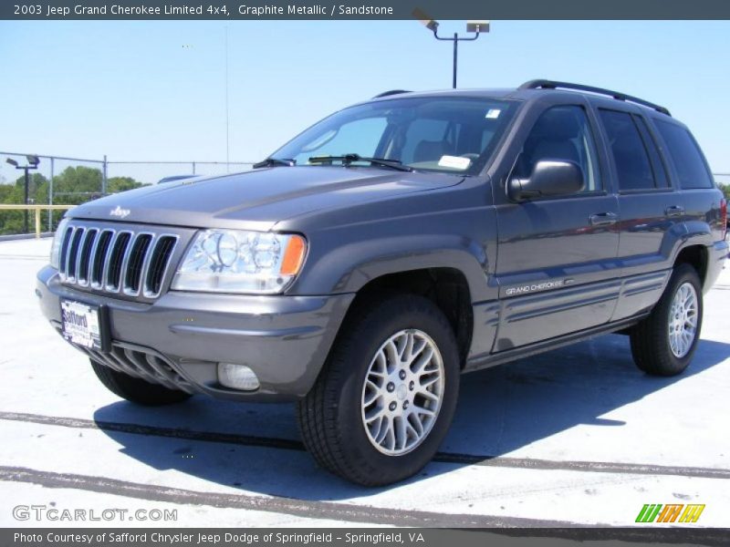 Graphite Metallic / Sandstone 2003 Jeep Grand Cherokee Limited 4x4