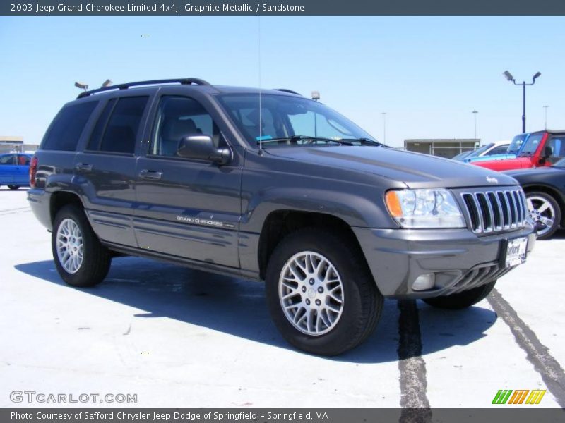 Graphite Metallic / Sandstone 2003 Jeep Grand Cherokee Limited 4x4