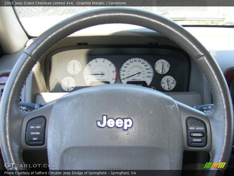Graphite Metallic / Sandstone 2003 Jeep Grand Cherokee Limited 4x4