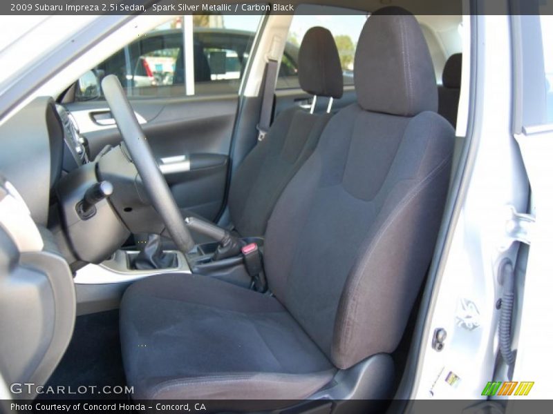 Spark Silver Metallic / Carbon Black 2009 Subaru Impreza 2.5i Sedan