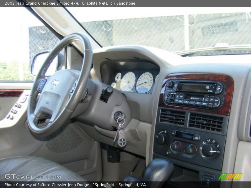 Graphite Metallic / Sandstone 2003 Jeep Grand Cherokee Limited 4x4