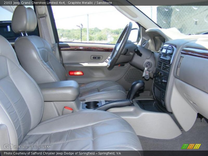 Graphite Metallic / Sandstone 2003 Jeep Grand Cherokee Limited 4x4