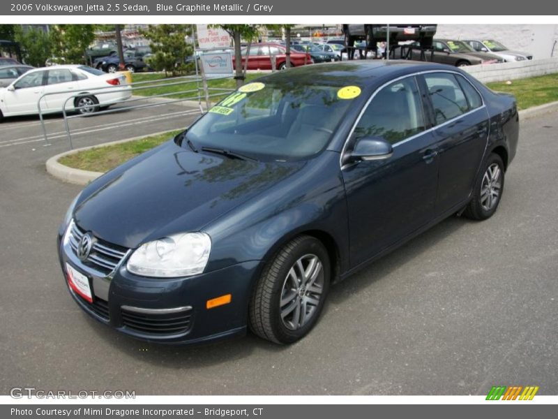 Blue Graphite Metallic / Grey 2006 Volkswagen Jetta 2.5 Sedan