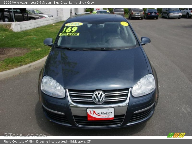 Blue Graphite Metallic / Grey 2006 Volkswagen Jetta 2.5 Sedan