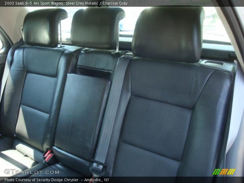 Steel Grey Metallic / Charcoal Gray 2003 Saab 9-5 Arc Sport Wagon