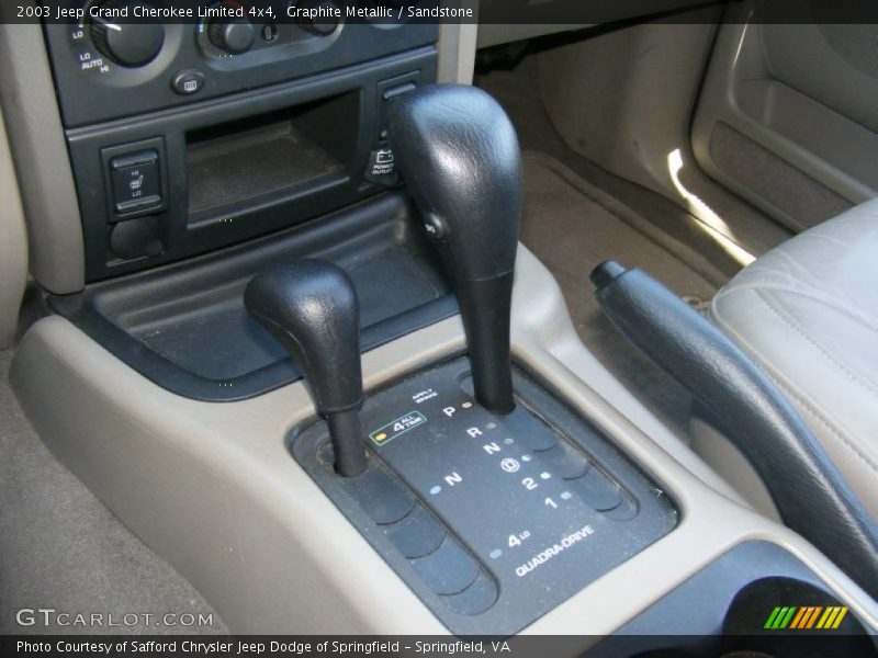 Graphite Metallic / Sandstone 2003 Jeep Grand Cherokee Limited 4x4