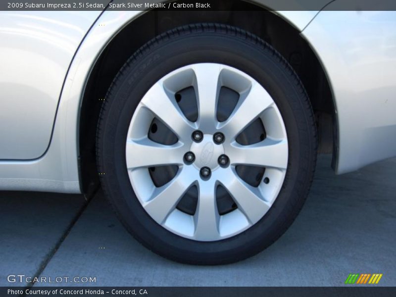 Spark Silver Metallic / Carbon Black 2009 Subaru Impreza 2.5i Sedan