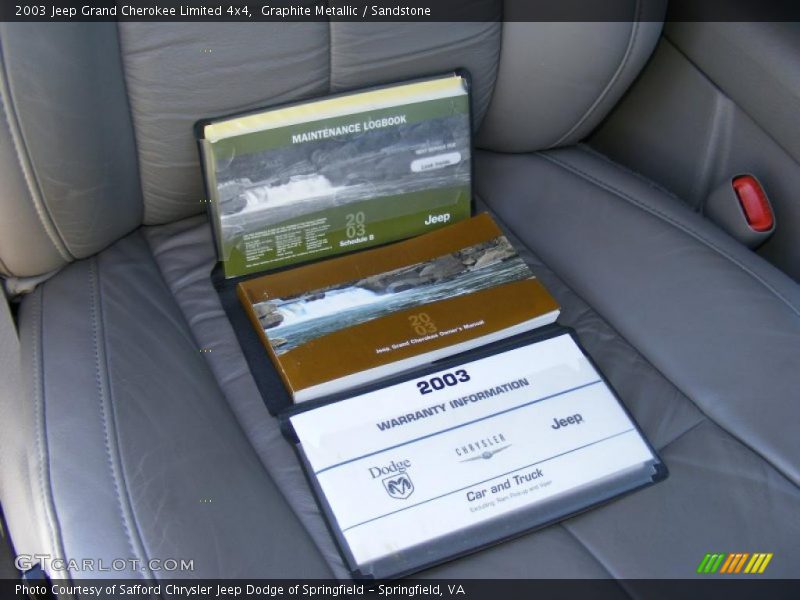 Graphite Metallic / Sandstone 2003 Jeep Grand Cherokee Limited 4x4