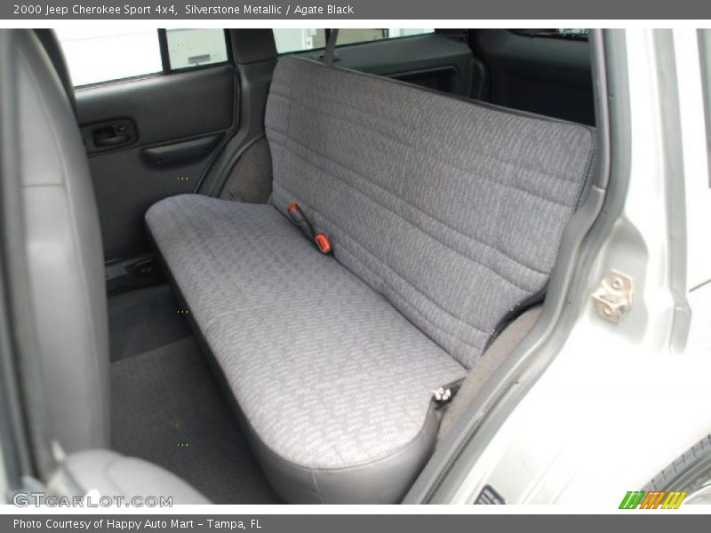 Silverstone Metallic / Agate Black 2000 Jeep Cherokee Sport 4x4