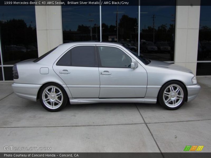 Brilliant Silver Metallic / AMG Black/Grey 1999 Mercedes-Benz C 43 AMG Sedan